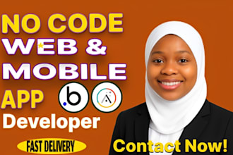 build a no code app using adalo, bubble or flutterflow mvp app development