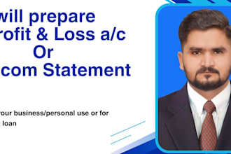 prepare profit and loss account or income statement