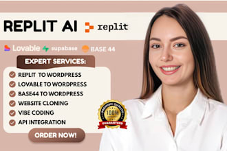 migrate replit ai base44 lovable to wordpress and replit error replit debugging