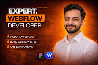 design a sleek and modern webflow site