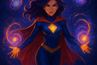 draw superhero comic page, manga illustration, or action comic book art