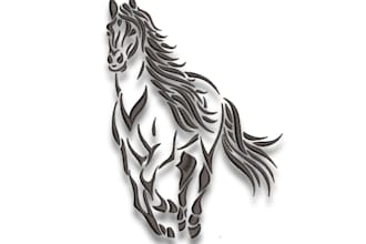 create outstanding high quality horse racing logo design