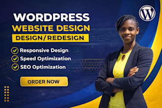 design a modern responsive wordpress website