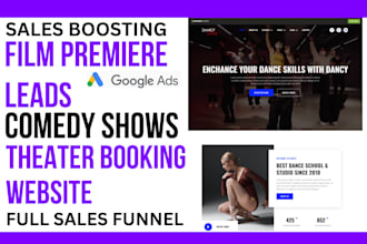 grow theater booking film premiere comedy show leads dance performance website