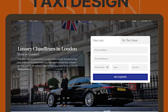chauffeur website, taxi booking website, airport transfer, vtc limousine