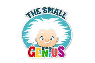 make dynamic crazy hair baby logo for amazon toy company