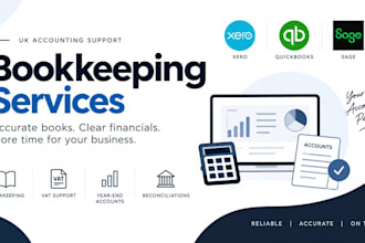manage bookkeeping using xero, quickbooks or sage