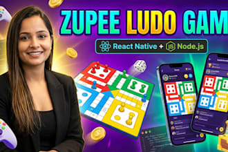 do ludo game with admin panel ,react native and nodejs,ludoking