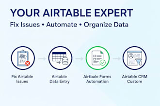 airtable, fix airtable data entry issues, airtable CRM automation, airtable form
