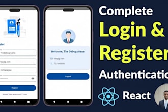 add login and signup authentication to your react app