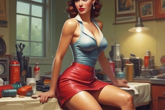 draw a cute and sexy pin up pinup girl