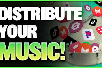 distribute your music to spotify, apple music, youtube and streaming platforms