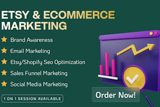 do etsy marketing shopify ecommerce marketing sales funnel expert