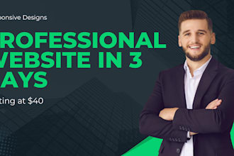 create a full fledged websites
