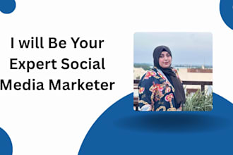 be your expert  social media marketer