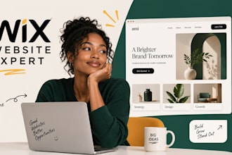 design wix website and redesign a business wix website