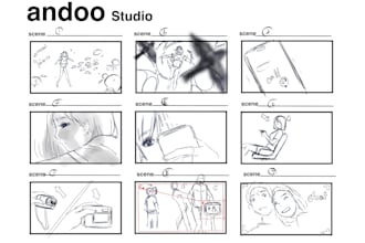 create a professional storyboard for your animation or film