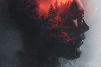 design album cover or music cover artwork