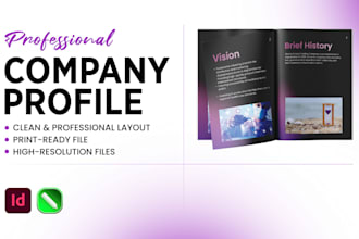 design professional company profile