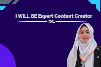 be your expert content creator