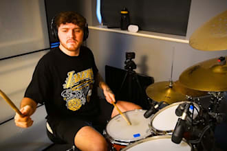 record professional drums for your song