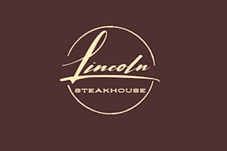 design modern steakhouse high end resort logo