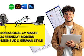 make professional consulting CV, academic, residency, UK and europass CV design