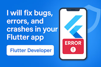 fix bugs, errors, and crashes in your flutter app