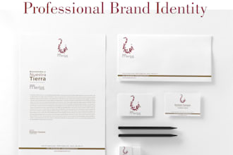 design a professional brand identity and modern logo design