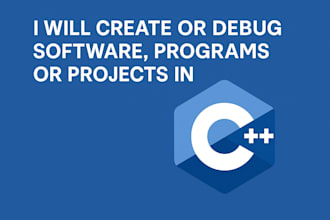 create or debug software, programs or projects in cpp