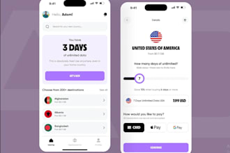 build esim app, linphone app, voip app, esim website