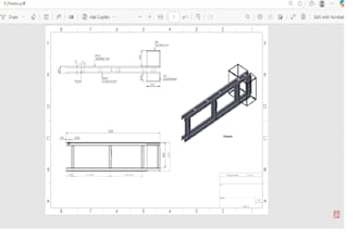 design 3d models in solidworks, 2d drawings in autocad