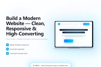 build a modern website for your local business