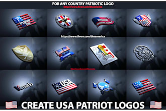 create usa patriot logo design