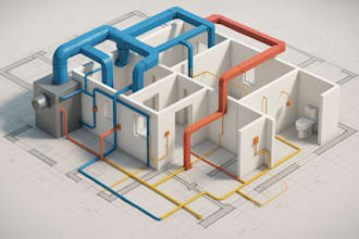 create detailed house plans with mep integration and pe review