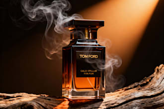 create cinematic perfume renders