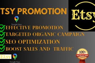 do website promotion etsy promotion or shopify marketing for website traffic