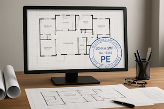 create detailed house plans with pe review