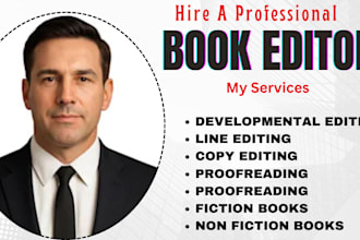 proofread edit format fiction non fiction book developmental editor