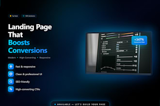 create a landing page for home services