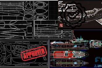 do cnc cutting plans hull fairing, nesting for construction drawing any material
