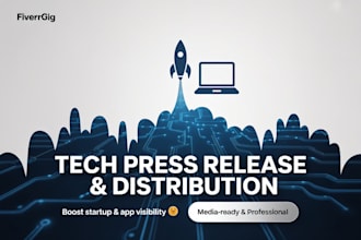 write professional press releases for media and online coverage