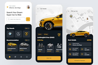 build ai powered car rental, car inspection, car listing app, car dealership app