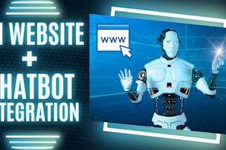 create a stunning website with custom ai assistant