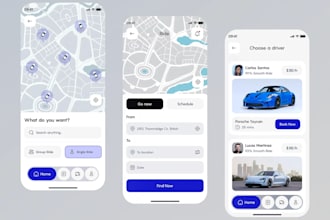 build car rental app, boat rental app, car booking  app, ai car rental app