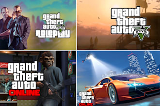 create custom gta v thumbnail for your videos and stream
