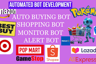 build auto purchase amazon bot, toy buying bot, funko bot, topps bot, target bot