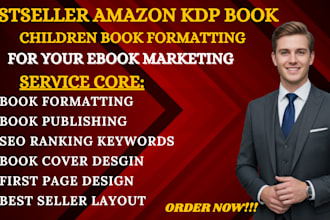do amazon kdp children book formatting, kdp book publishing