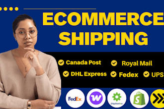 setup canada post, royal mail, dhl express,usps, fedex for wordpress and shopify