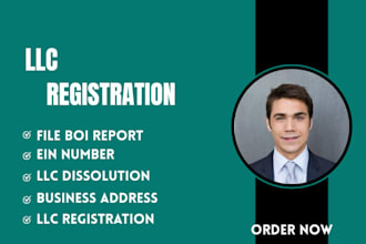 do llc registration ,company formation, llc dissolution , get ein number